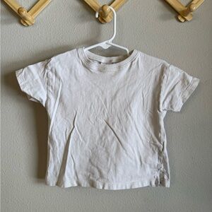 Zara Kids Beige Short Sleeve Tee
